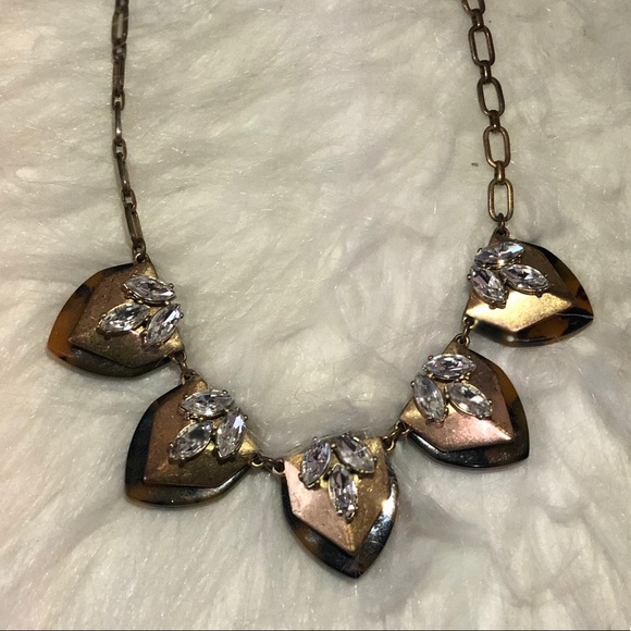 Jcrew tortoise Statement Necklace - Picture 2 of 4